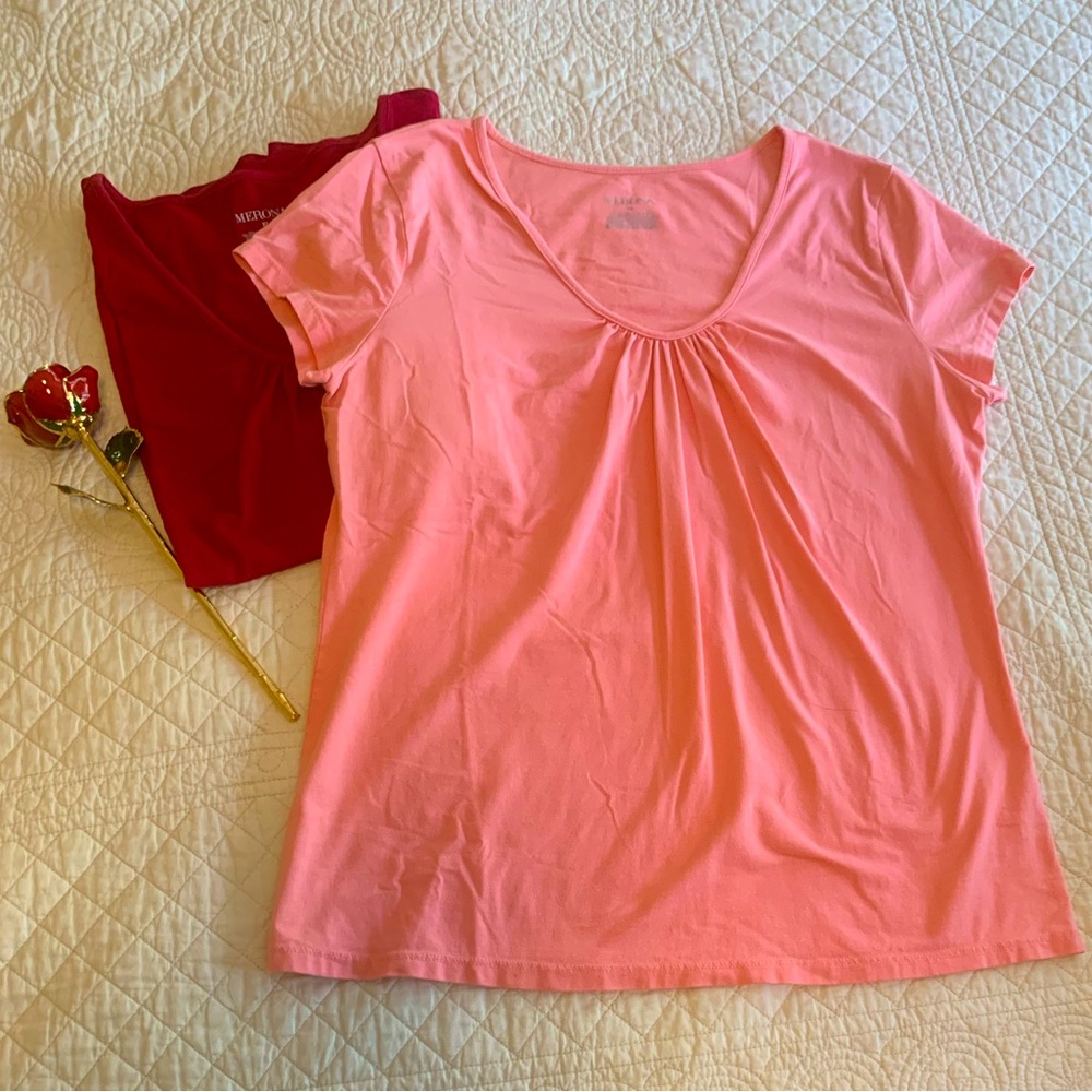 Two short sleeve Merona shirts